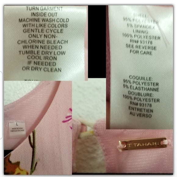 T Tahari dress size large - Picture 3 of 4